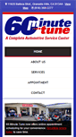Mobile Screenshot of 60minutetune.com